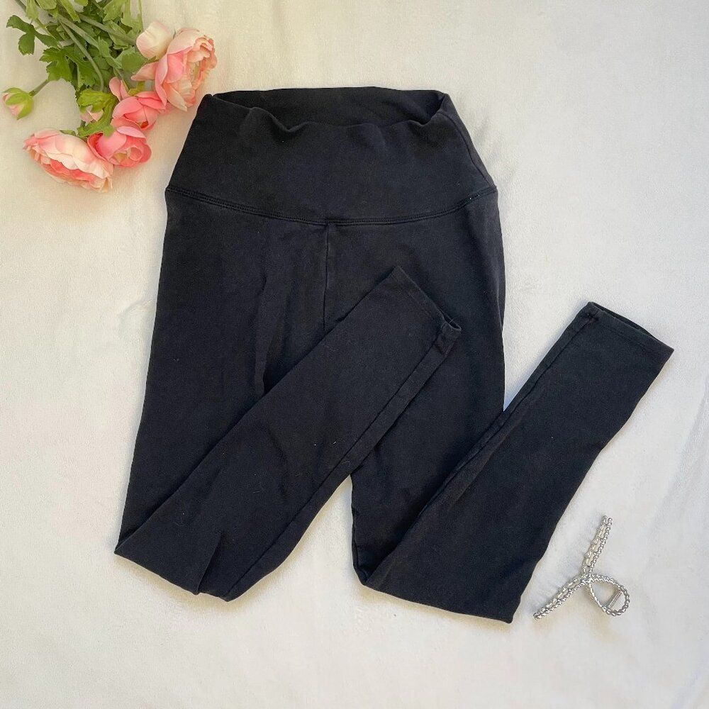 Black Ankle-Length Leggings Size XS
